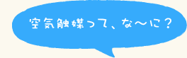 空気触媒って、な～に？